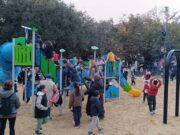Inauguració de la nova àrea de jocs a la plaça d’Europa amb una gran festa infantil