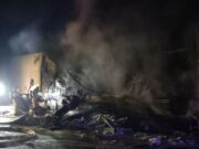 Un incendi en un camió afecta l’AP-7 a Mont-roig del Camp