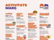El Casal de Joves La Palma llança una renovada programació d’activitats per al mes de març