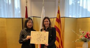 L’alcaldessa de Reus rep un prestigiós premi pel seu suport a la cultura japonesa