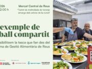 Reus presenta una activitat per promoure la gestió alimentària responsable al Mercat Central