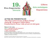 Reus acull la 19a edició de la Fira Litterarum amb activitats gratuïtes aquest dijous