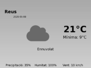 AEMET: El temps per a Reus – 8 de Maig de 2026