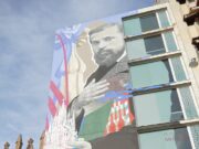 Inauguració d’un mural dedicat a Antoni Gaudí a Reus amb elements digitals