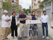 Inauguració de la primera fase de la remodelació del carrer Dr. Ferran a Reus