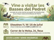 Descobreix les visites guiades a les Basses del Pedret els dissabtes de juliol