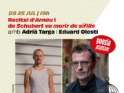 El cicle de poesia Contradicció presenta un recital amb Adrià Targa i Eduard Olesti