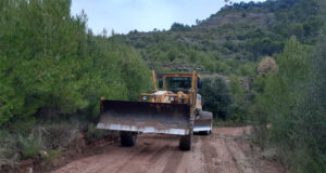 Manteniment de 2.853 km de camins forestals per assegurar l’accés dels equips d’extinció